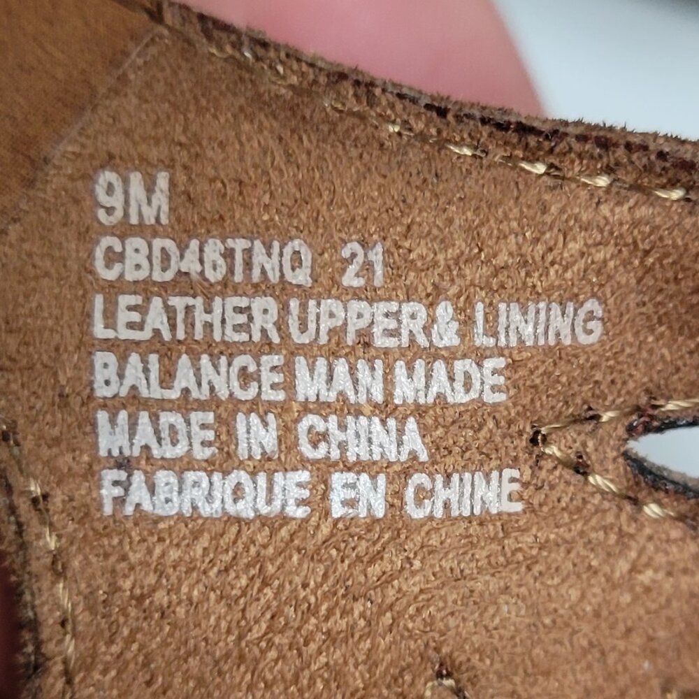 Light Caramel Brown Rockport "Aubrey" T-strap Sandal - Picture 5 of 6